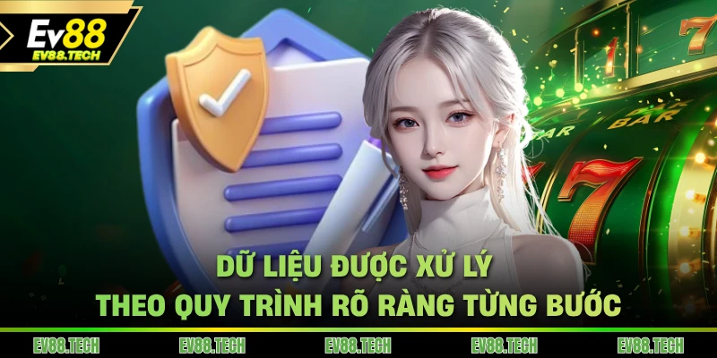 Dữ liệu được xử lý theo quy trình rõ ràng từng bước chính sách bảo mật EV88