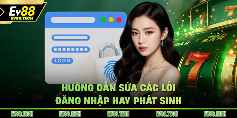 Hướng dẫn sửa các lỗi đăng nhập EV88 hay phát sinh